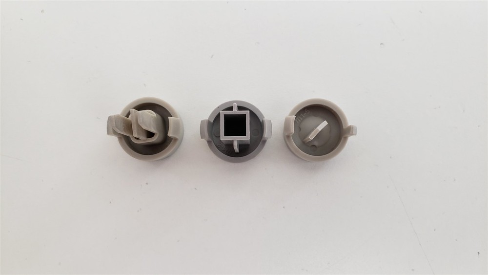 OEM Replacement Nintendo Gamecube - Power, Reset, Open Button Set Silver (3Pcs.)