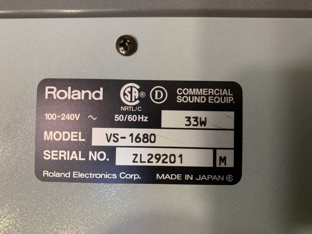 Roland VS-1680 V-Xpanded 24-Bit Digital Recording Studio Workstation W/2 VSF-2