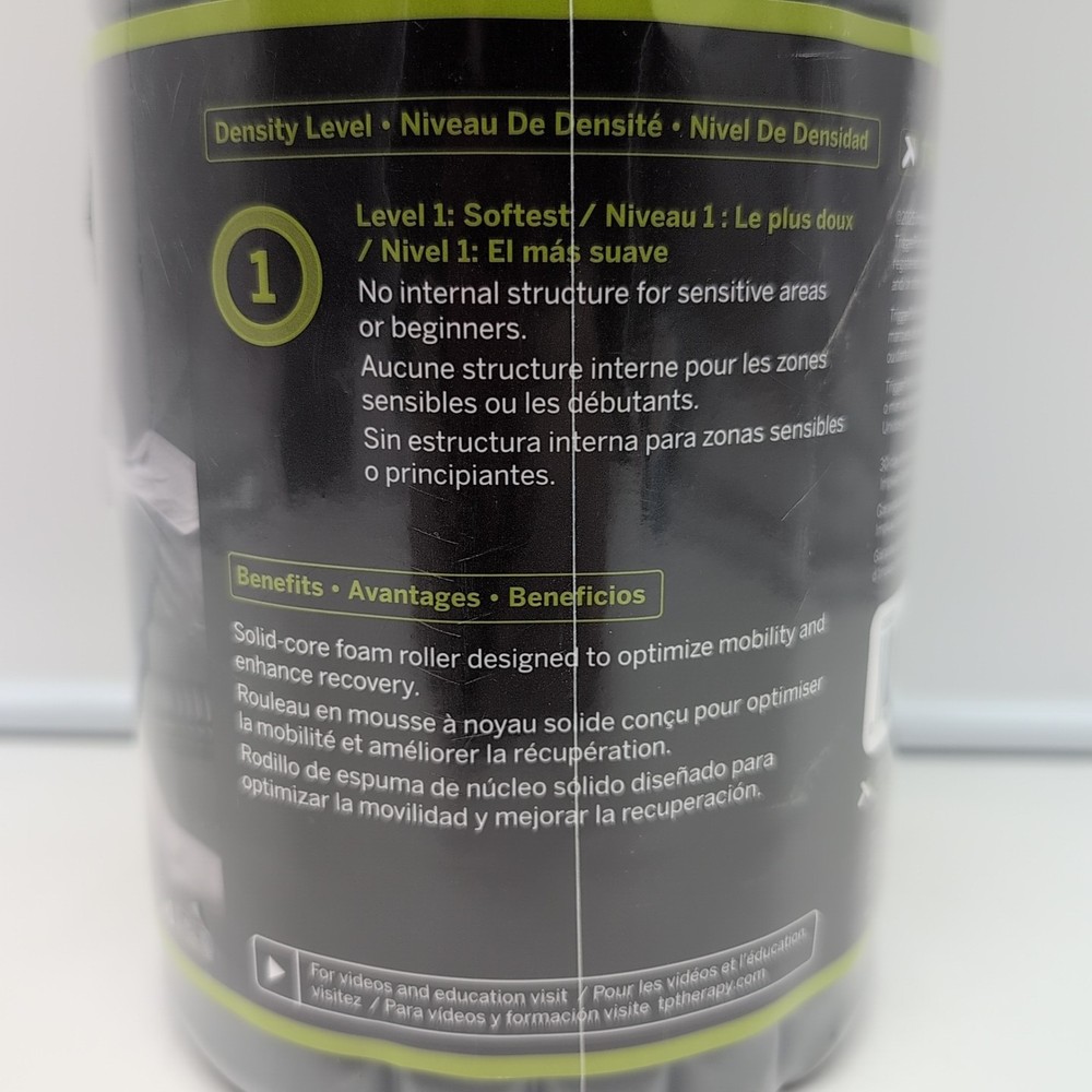 TriggerPoint 18"X 5.5" Solid Core Foam Roller - Gray New