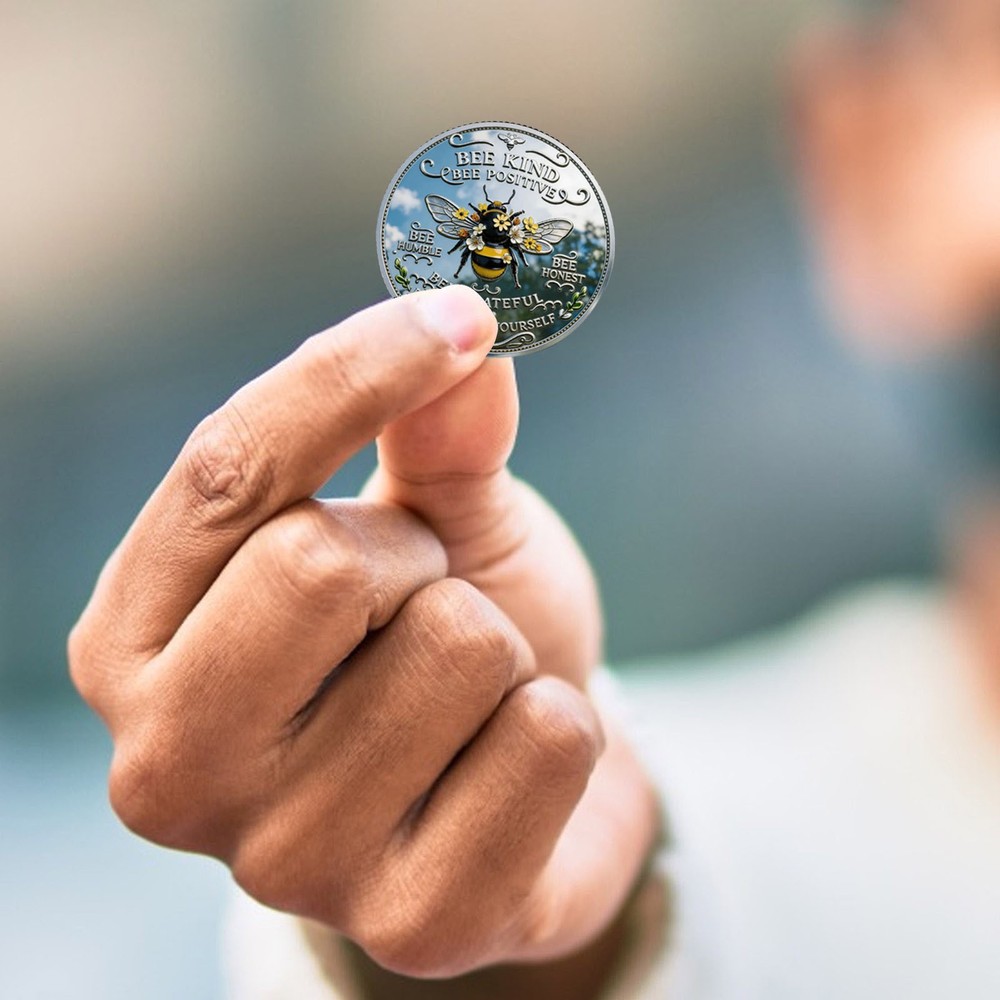 3D Bee Coin Commemorative Coins For Collection