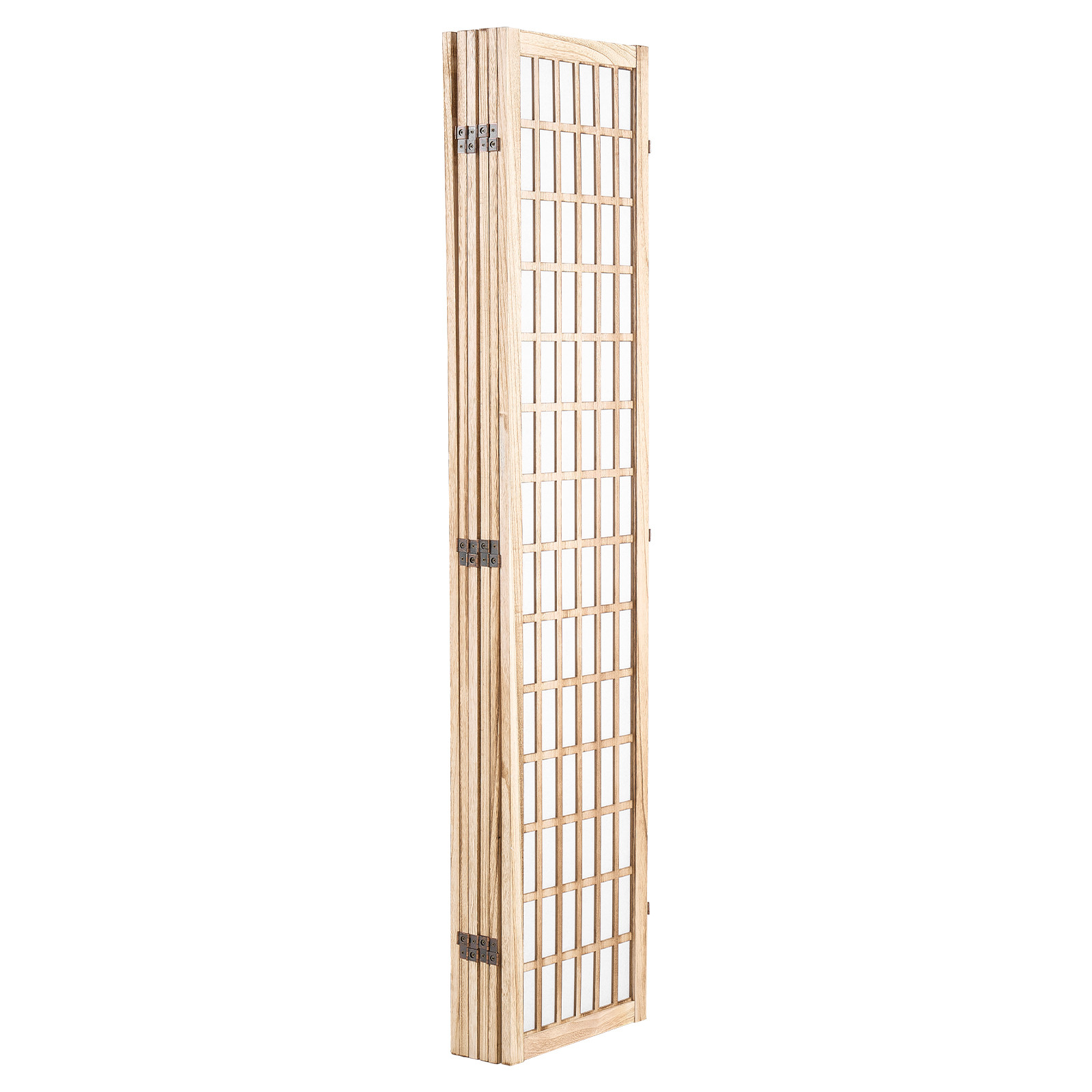 Room Divider Japanese Wall Divider 6 Panel Screen for Room Separation