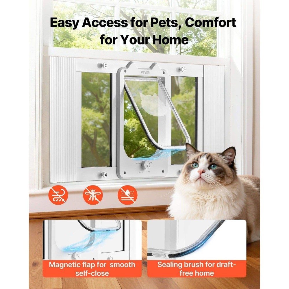High-Transparency Glass | Quick Installation | Adjustable Window Width