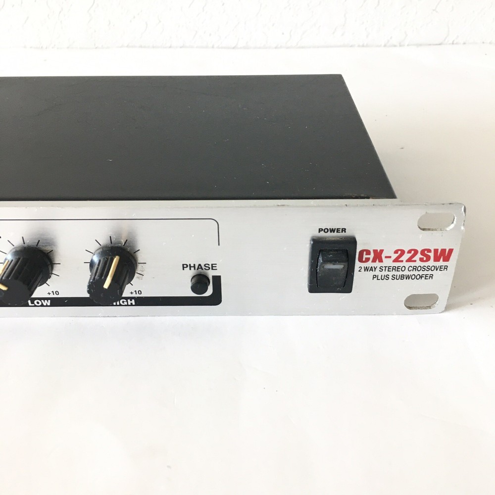 Nady CX-22SW 2-Way Stereo Crossover - Untested
