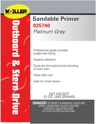 Moeller Primer Sandable Platinum Grey 25740