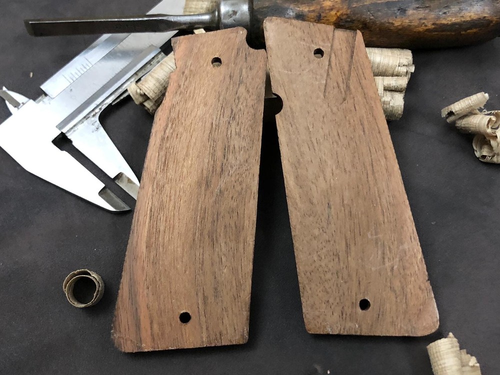 Star Super B Walnut Grips. Checkered. Handmade. US Based Seller