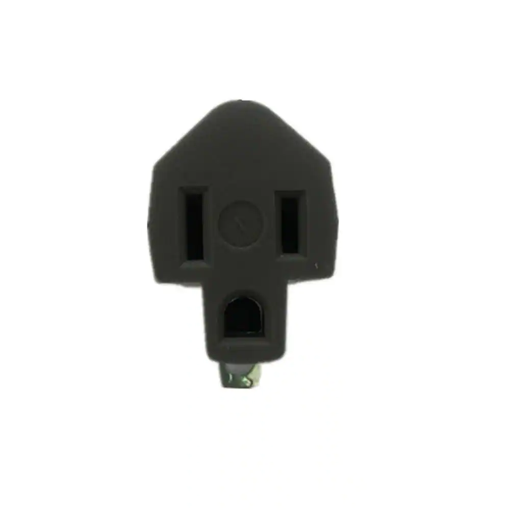 15 Amp Single Outlet Grounding Adapter Gray