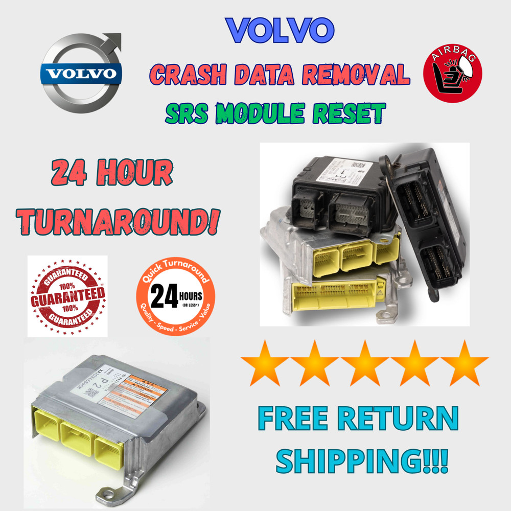 VOLVO SRS RESTRAINT MODULE RESET CRASH DATA CLEARING SERVICE