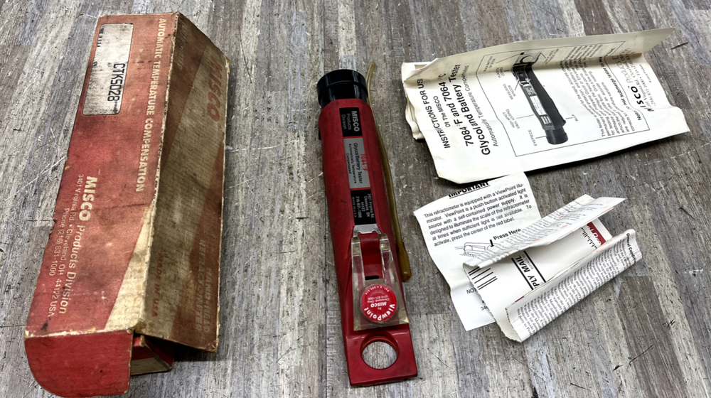 Misco Refractometer Automatic Temperature Compensation Hand-Held 7084F