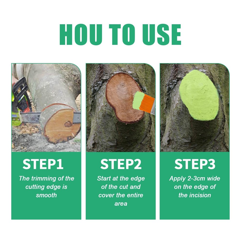 Tree Wound Sealer, Pruning Grafting 1pcs*100g +1*brush