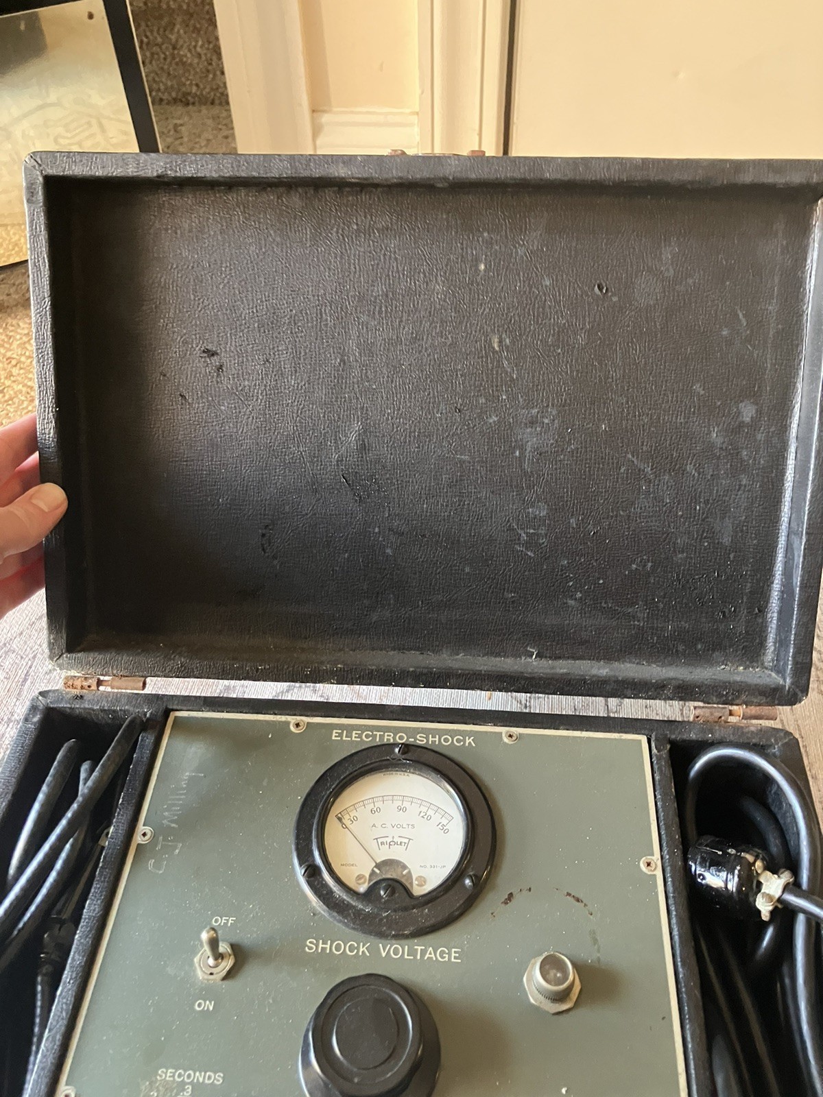 Vintage 1940s RAHM Electric Shock Therapy Machine - Quack Medicine NOT WORKING