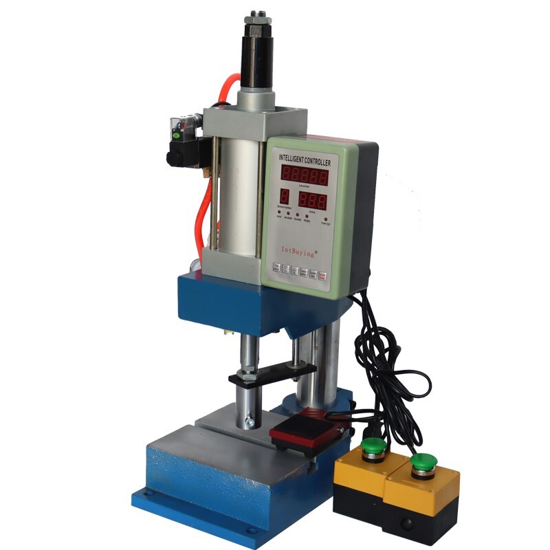 Pneumatic Punch Press Machine with Display Controller 110V 660Lb/300kg