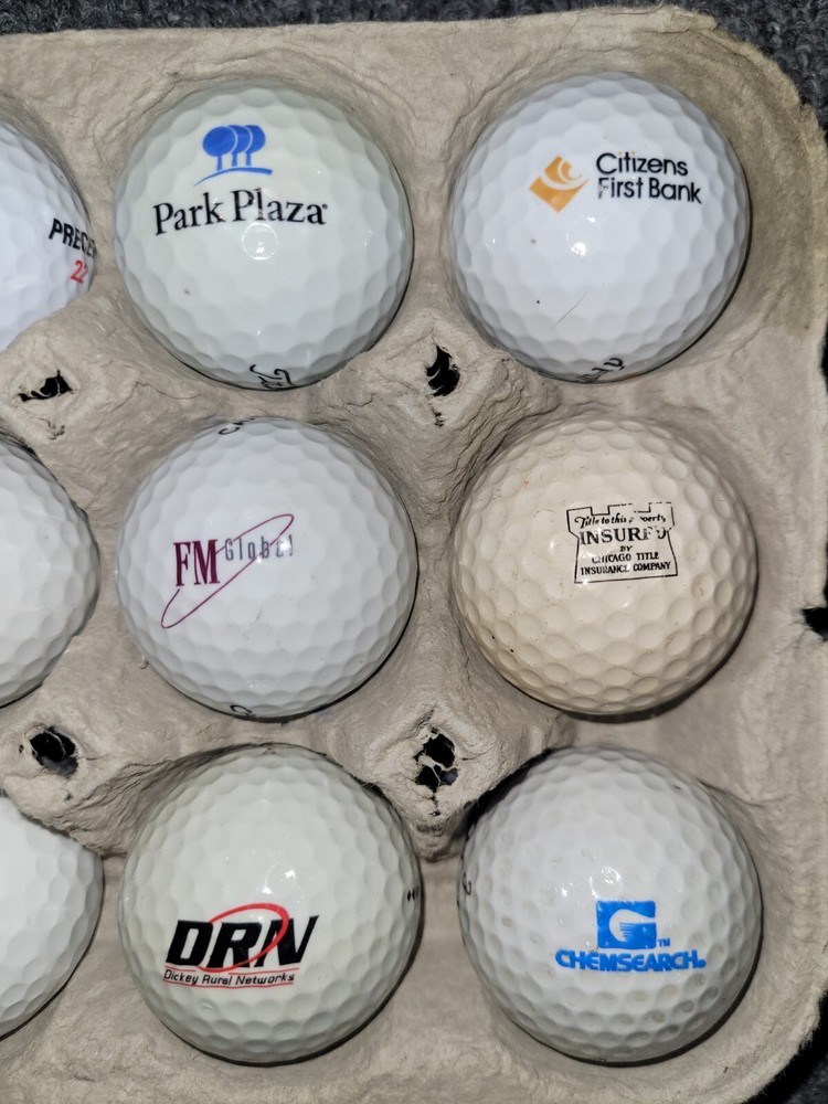 18 Logo Golf Balls