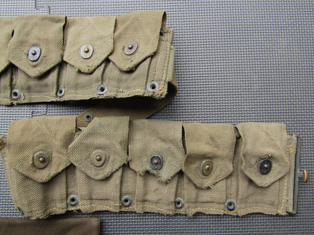 Ammo Belt and WW II Garrison Cap.