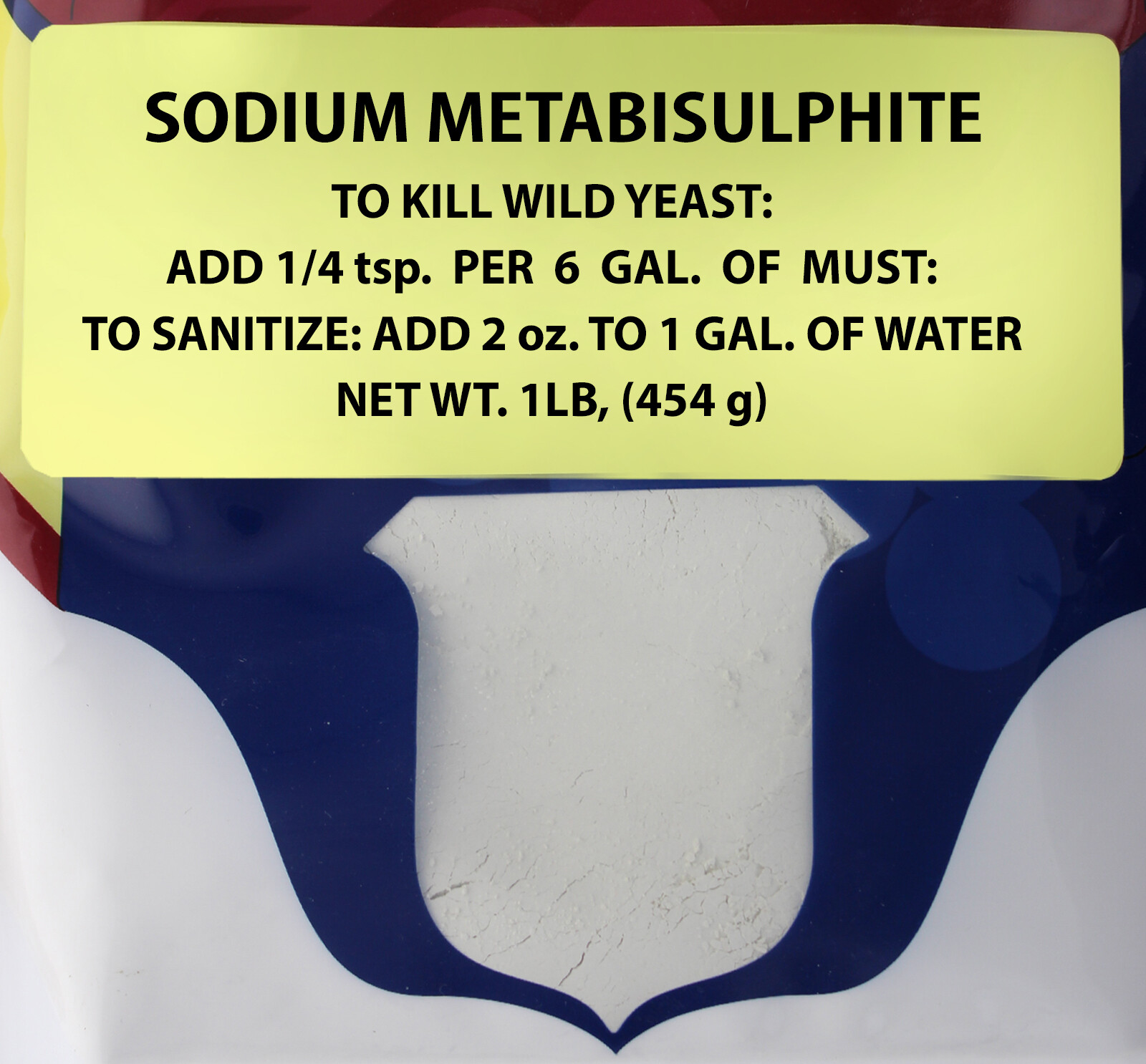 Sodium Metabisulfite - 1 Lb.