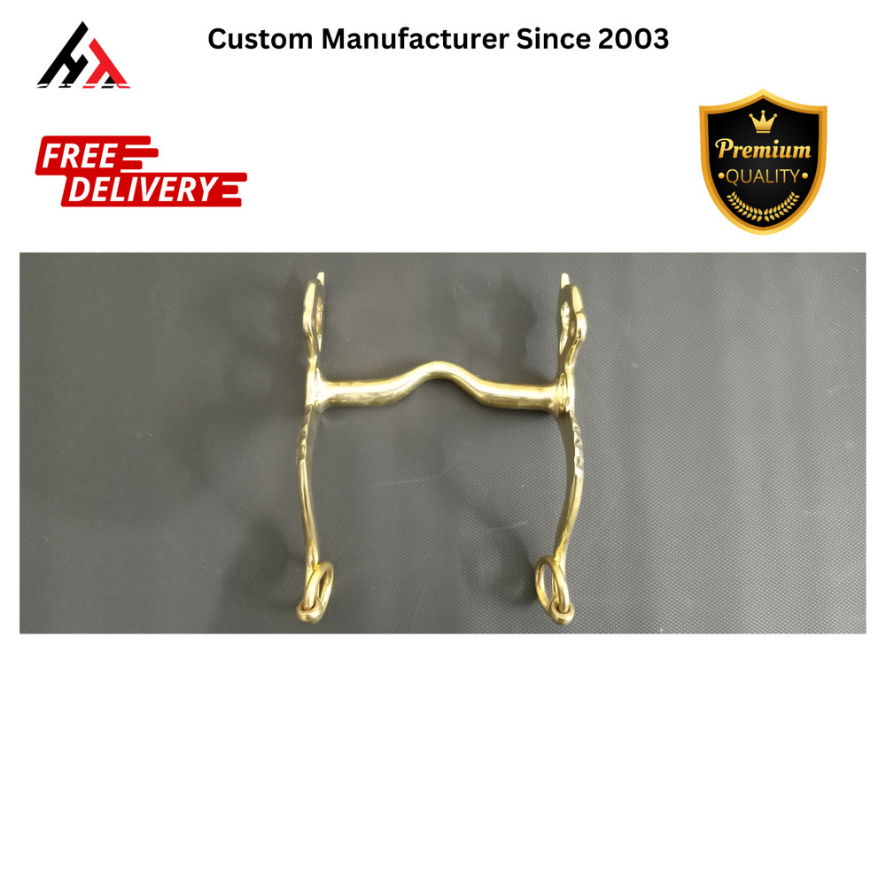 Custom Hand Made Brass Dragon Horse Bit – Functional Equestrian Tack