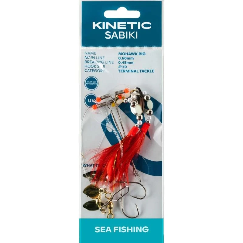 Kinetic sabiki - Mohawk Rig #1/0