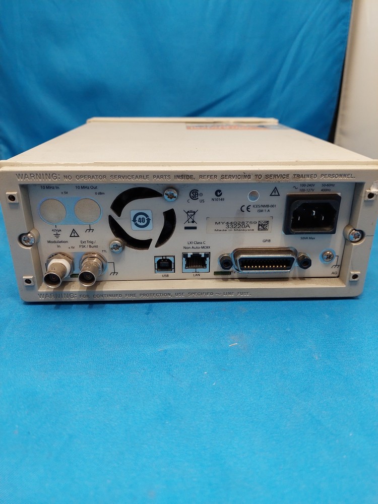 Agilent 33220A Function/Arbitrary Waveform Generator 80MHz