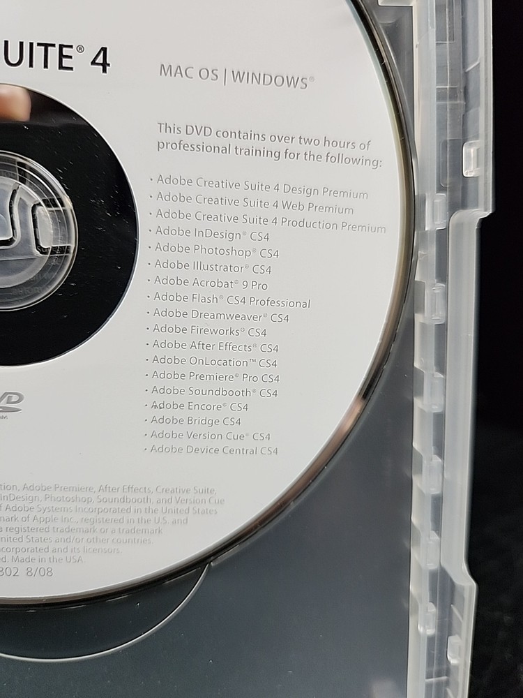 ADOBE CS4 CREATIVE SUITE 4 MASTER COLLECTION DVD (6 Discs) ~ Windows