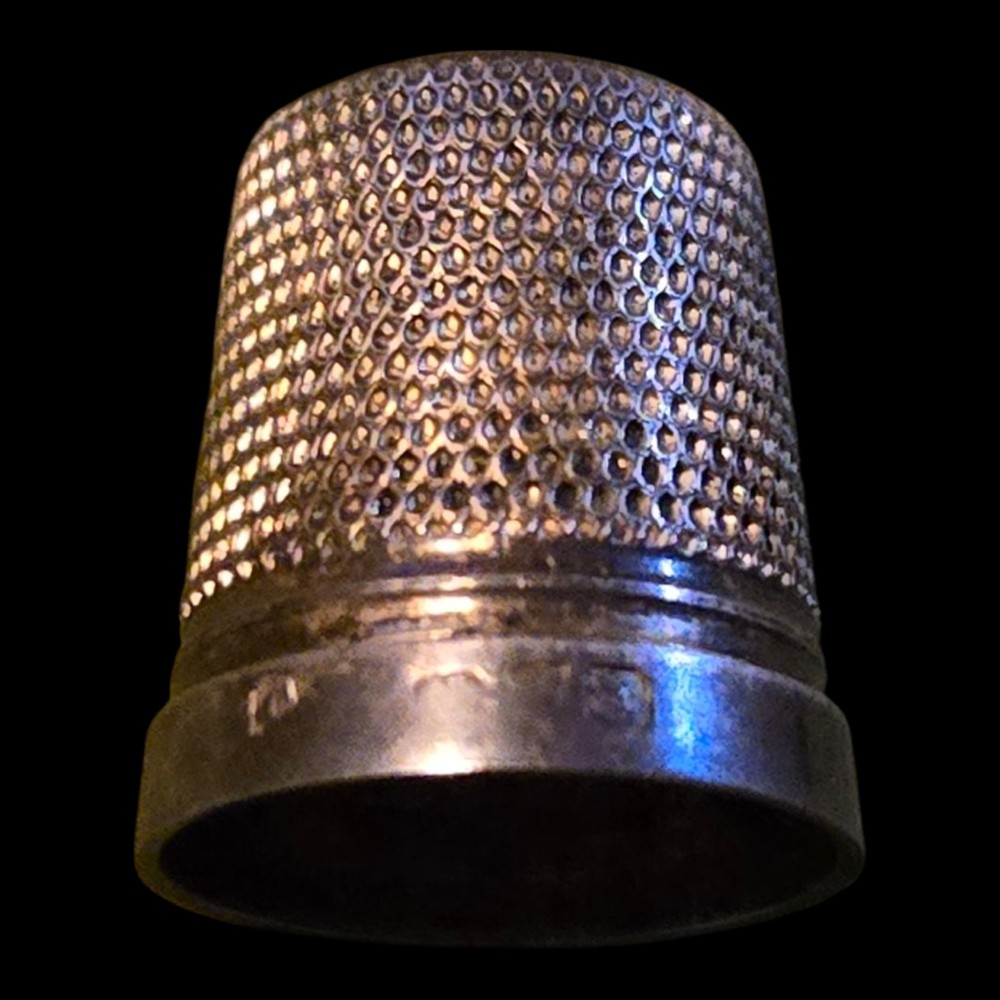 silver thimble hallmarked