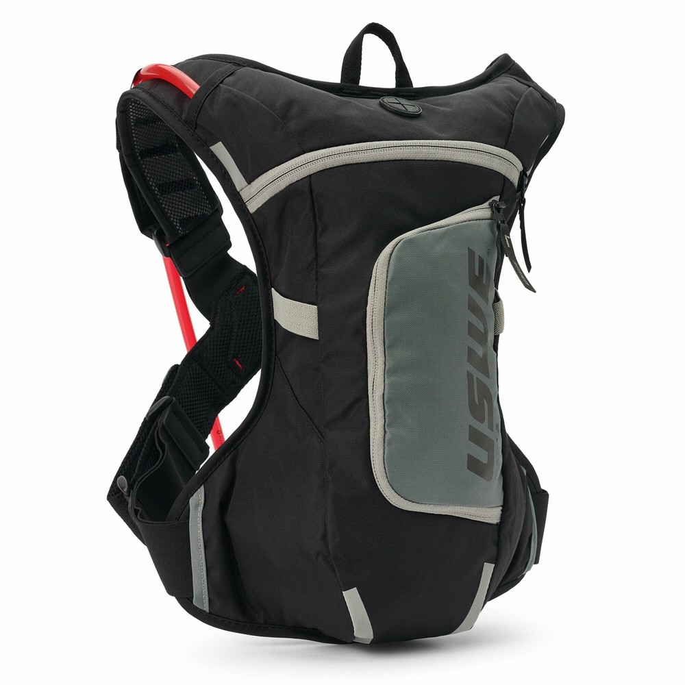 USWE RAW 4 Hydration Pack Black/Grey