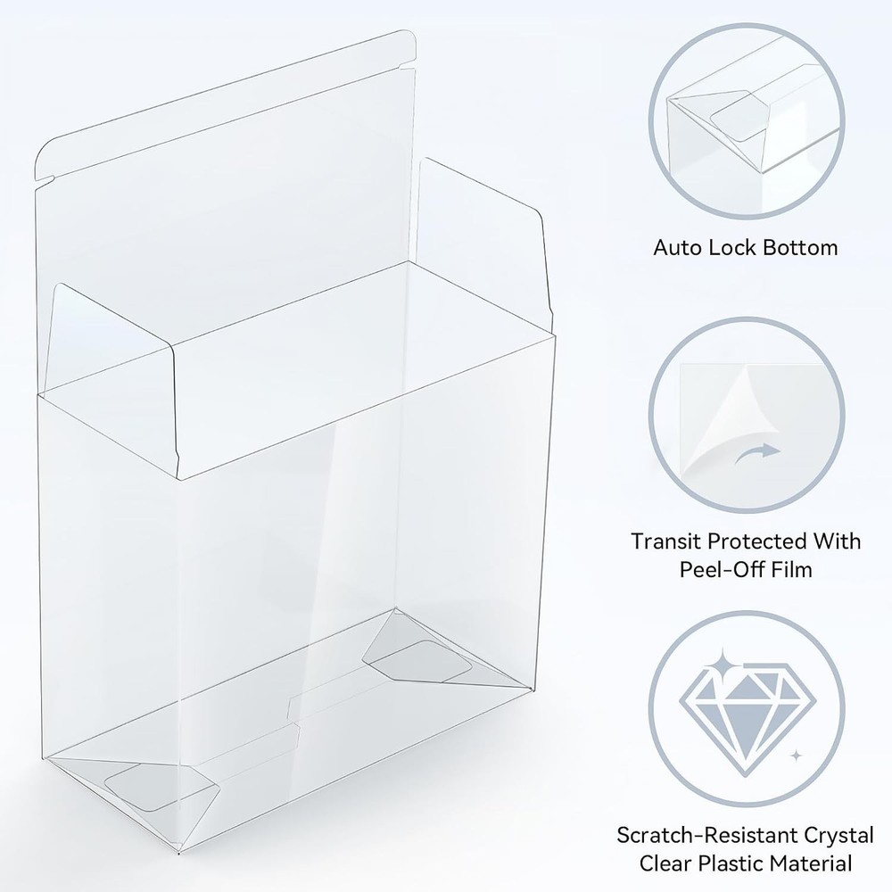 【5 Pcs】 PKMN ETB Protector Case, Elite Trainer Box Protector, ETB Box Plasti