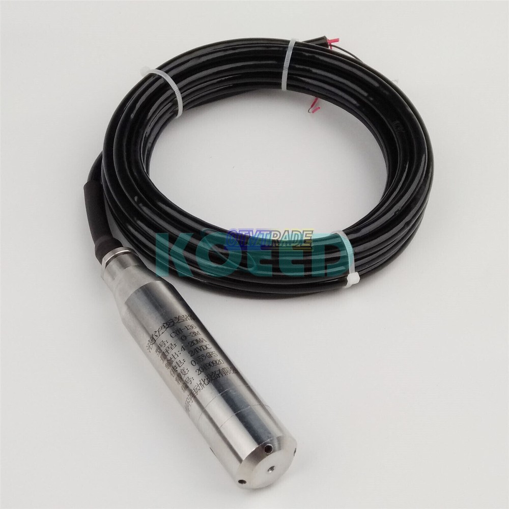 4-20MA 0.5m Range Water Level Transmitter Liquid Level Transducer Sensor