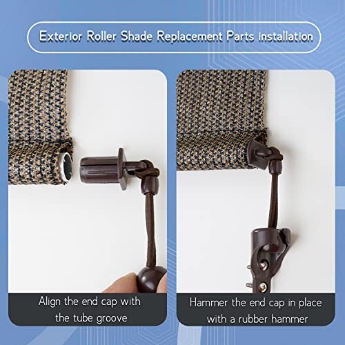 Bungee kit Cordless Bracket ，Coolaroo Replacement Accessories Bungee kit 2 Pa...