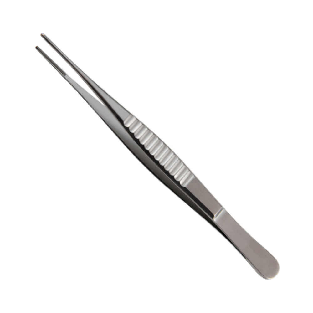 DeBakey Atraumatic Tissue Forceps, 9.5", Straight, 1.5 mm wide Tips, GPH, Prem.