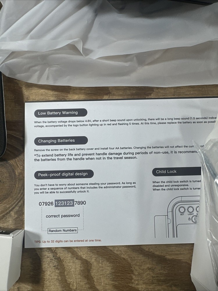 Omni’s Even Door Lock- Opened Box