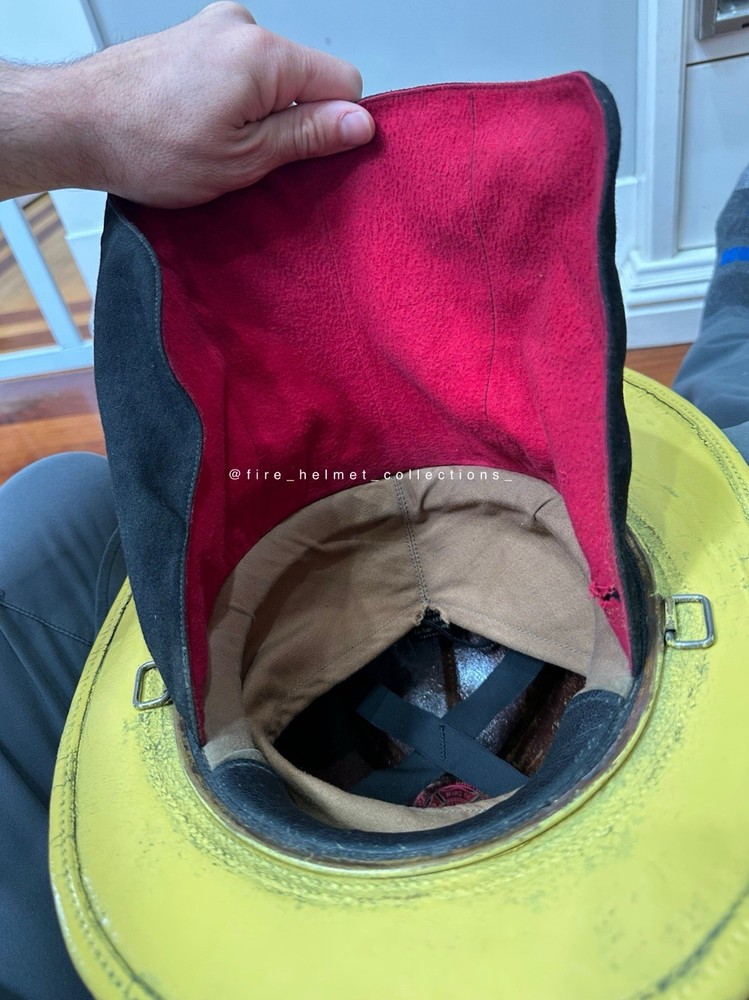 Cairns Leather Fire Helmet Size Small Adjustable