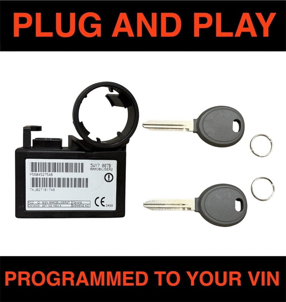 Dodge Dakota Durango Ram Immobilizer Two New Uncut Keys 56045275AB PROGRAMMED
