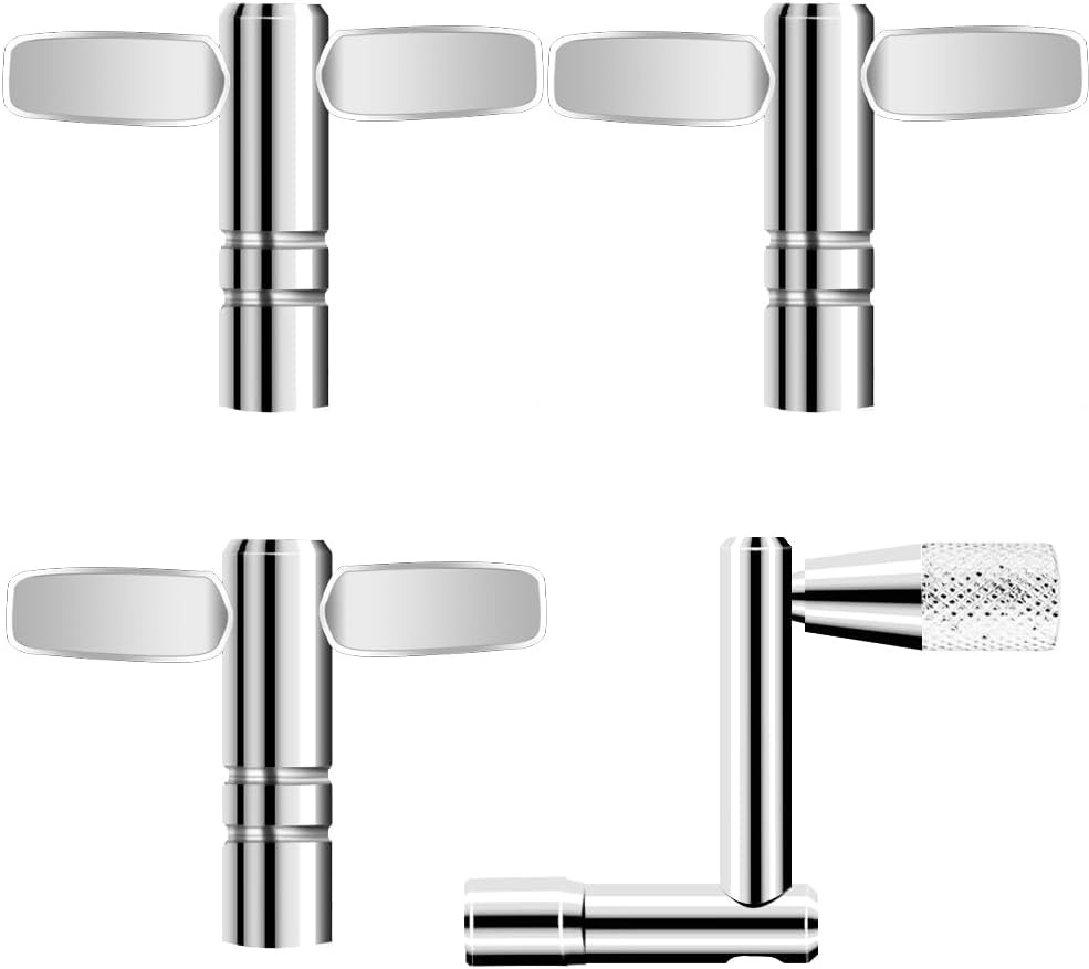 Drum Keys 3 Pack Universal Tuning Key with Continuous Motion Speed