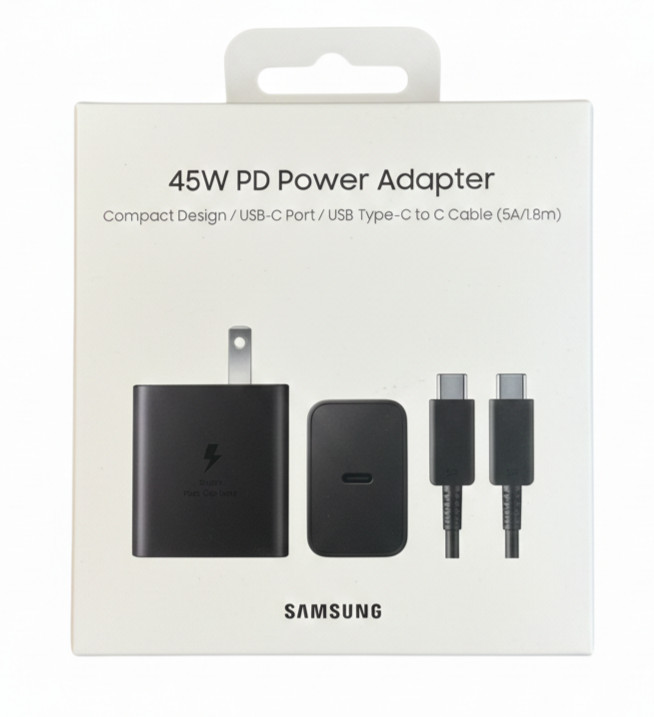 Original Samsung Galaxy S25/S24/S23 +/Ultra 45W USB-C Super Fast Charger & Cable
