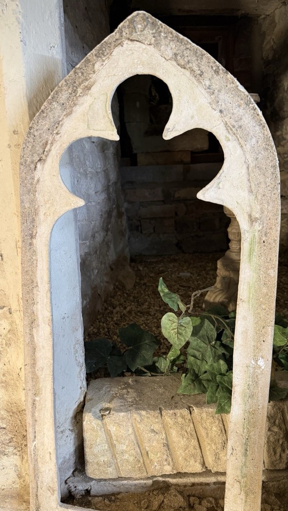 Antique Gothic Window Frame Reconstructed Frame Great Gothic Feature