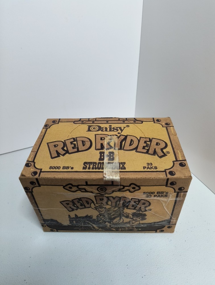 1987 Daisy Red Ryder BB Strongbox 5000 BB's 33 Paks - Quick Silver - Sealed!