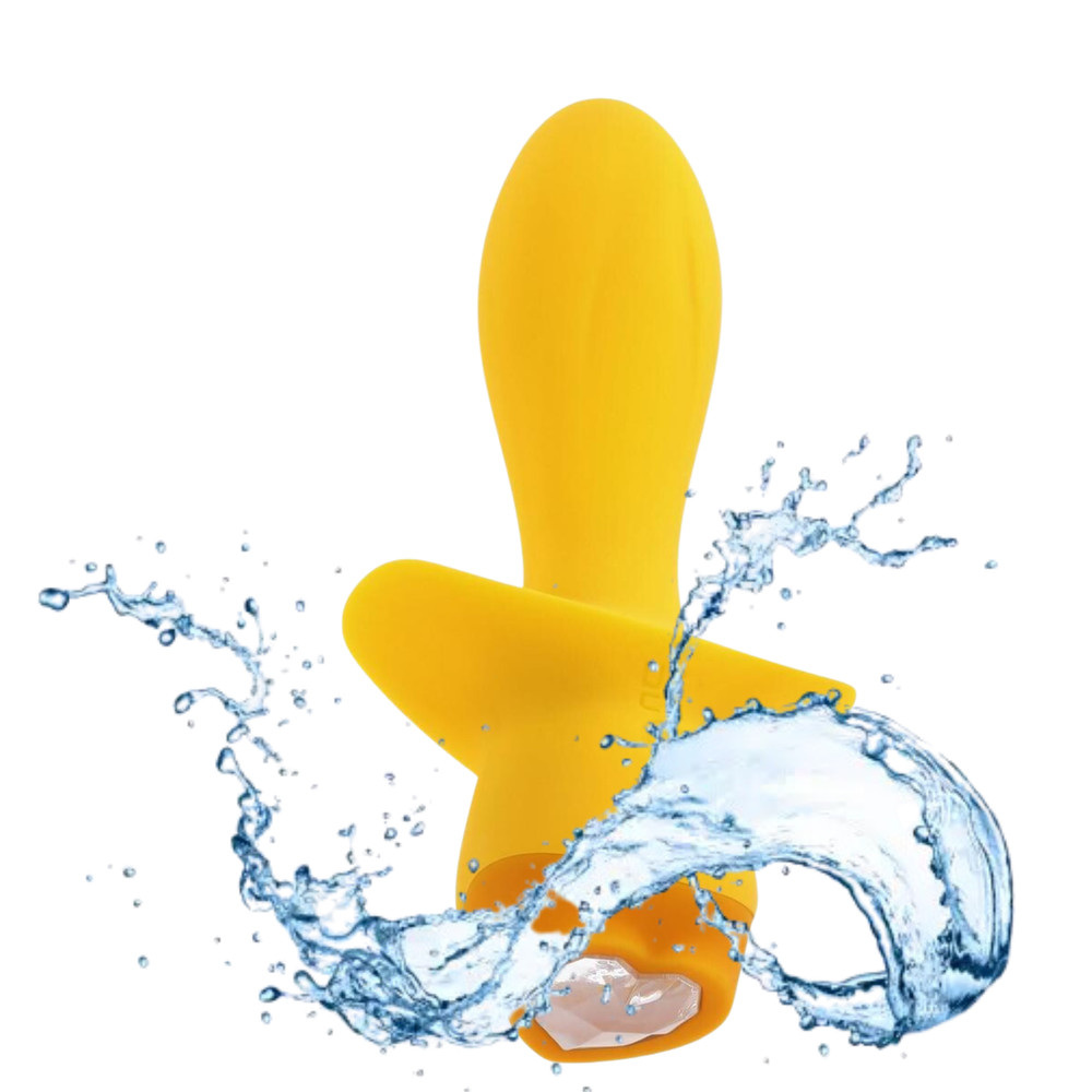 Rechargeable Waterproof Silicone Vibrating Butt Plug Multi-Speed Anal Vibrator