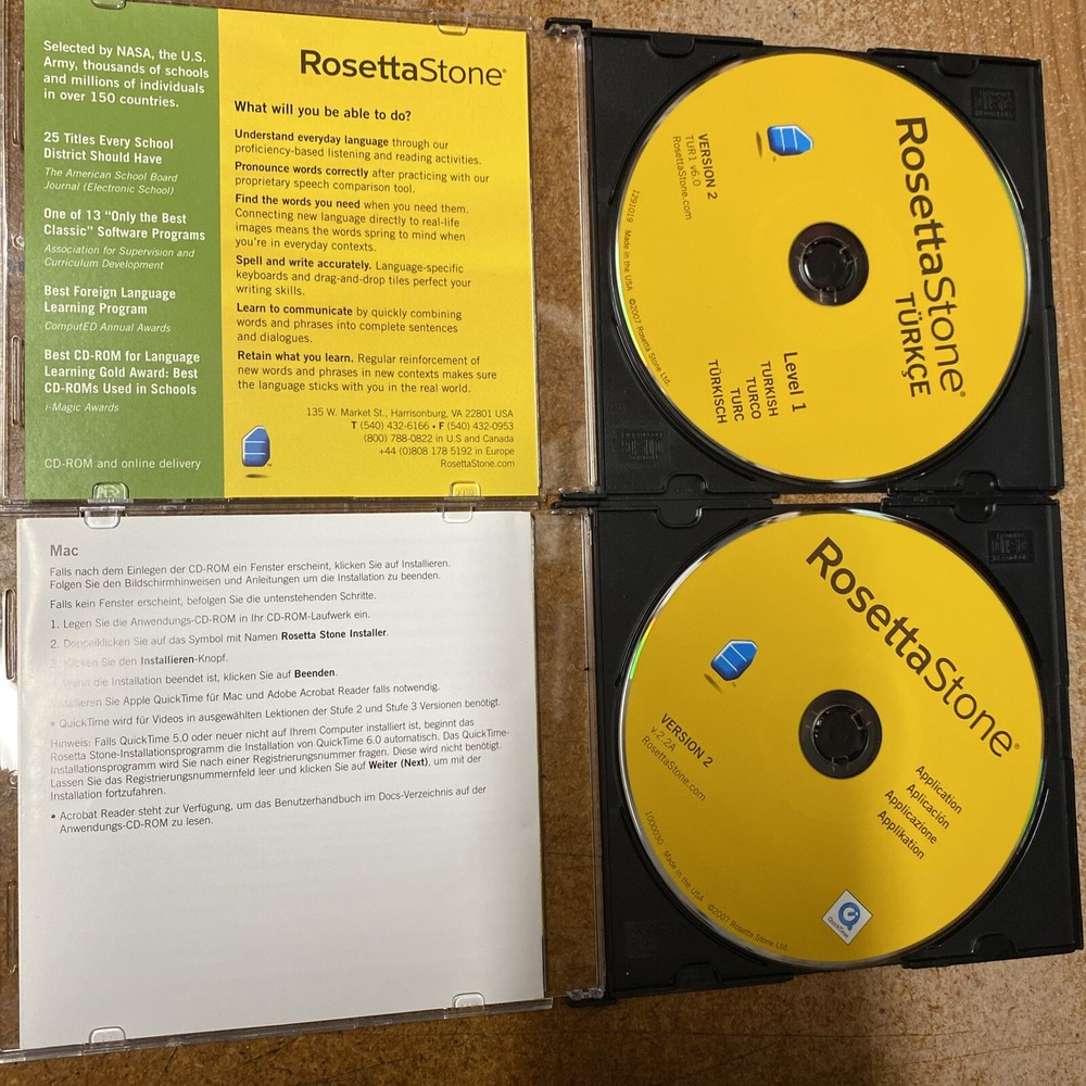 Rosetta Stone Turkish Level 1 for PC, Mac