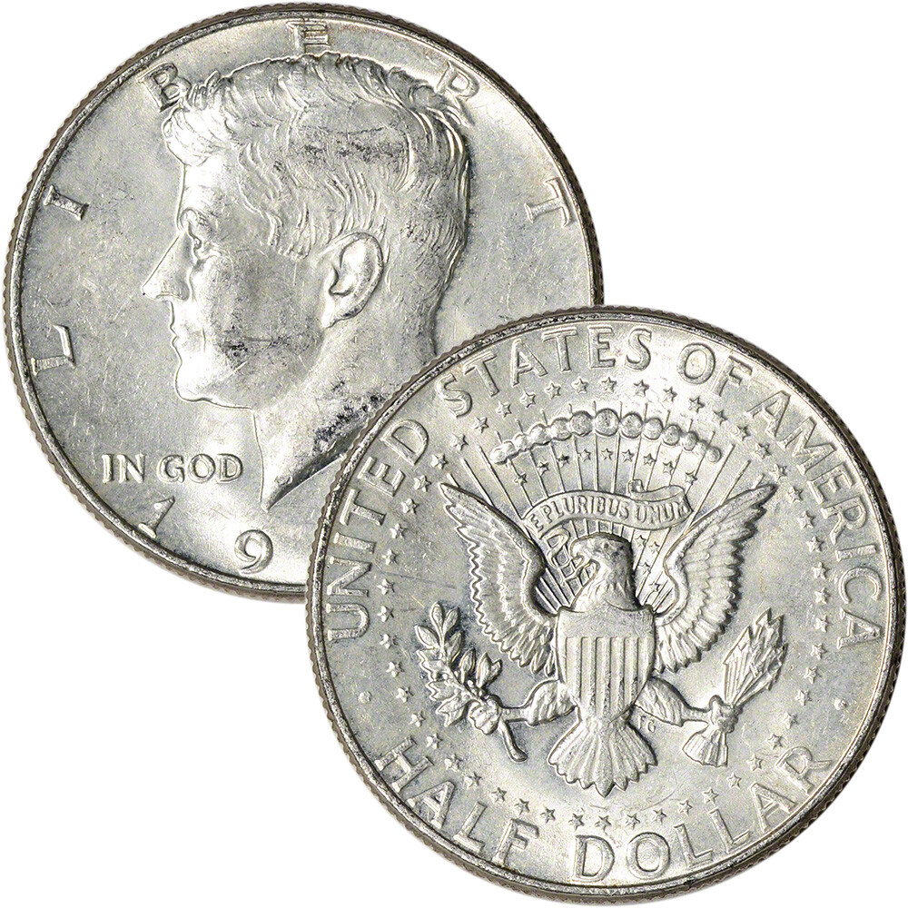 40% Silver Kennedy Half Dollars - $50 Face Value - Circulated
