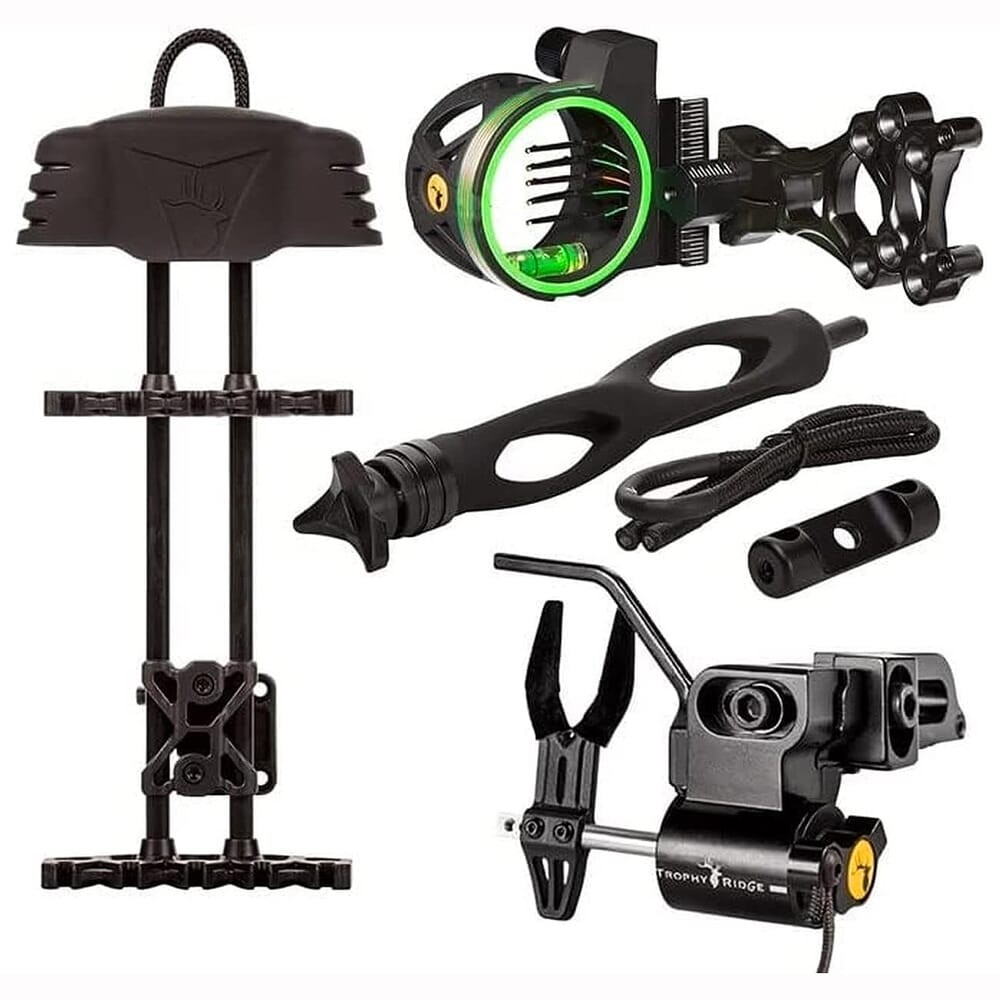 Trophy Ridge Volt Quiver Static Sync Archery Kit 5-Pin Sight Stabilizer ASKS30