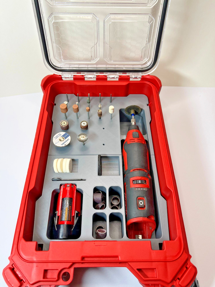 M12 Brushless Rotary Tool Insert for Milwaukee PACKOUT (Insert Only)