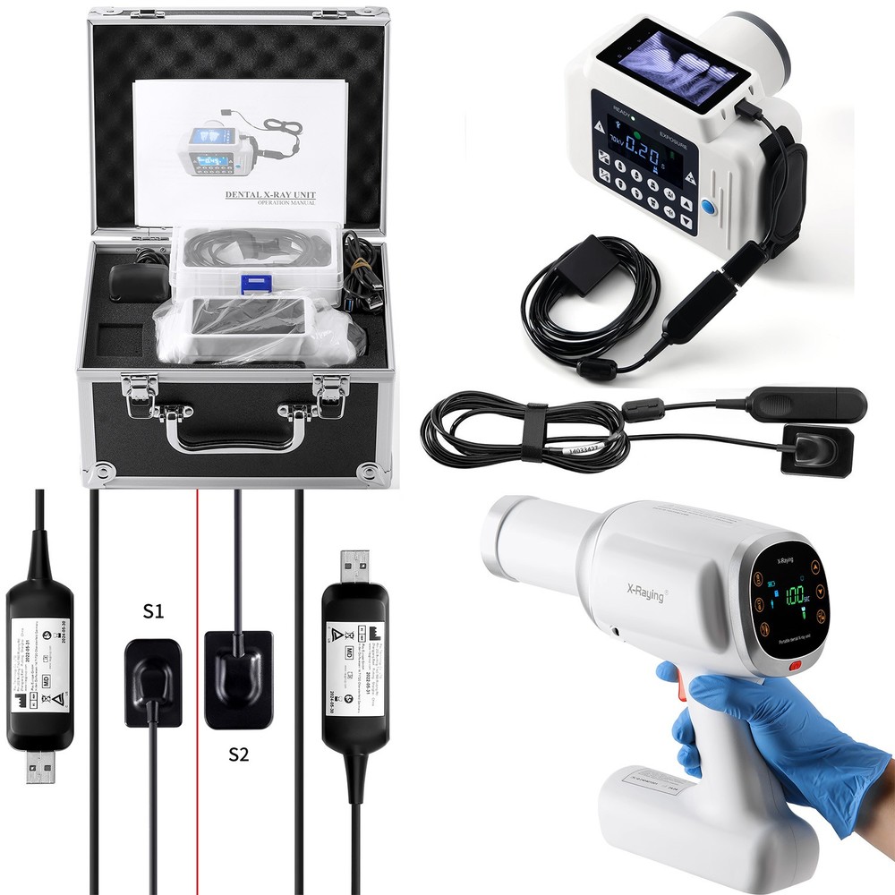 Portable Dental Mobile Unit Digital Machine High Frequency LCD Screen+Sensor kit