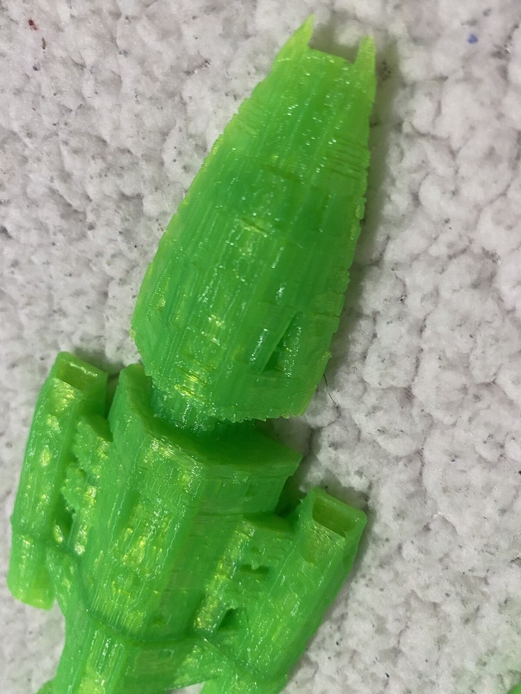 3D Printed Battlestar Galactica Ships
