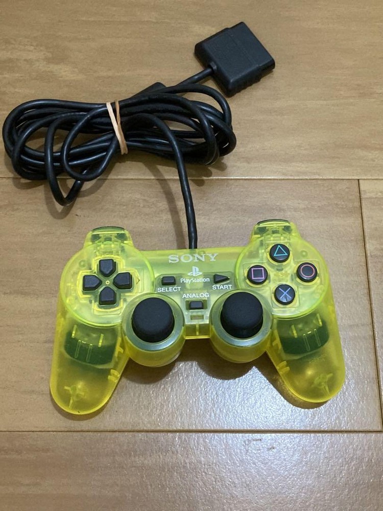 SONY PlayStation 2 PS2 Official Controller DualShock 2 Lemon Yellow
