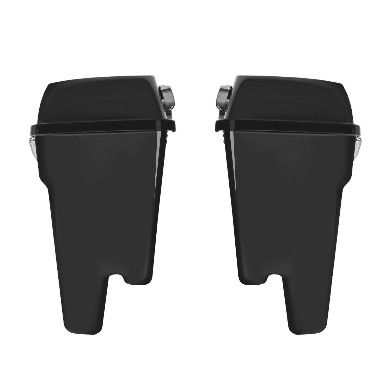 5" Stretched Extended Hard Saddlebags For Harley Touring Road Street Glide 93-13