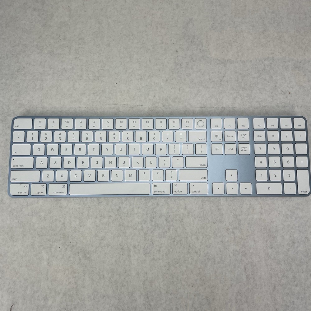 Apple Magic Keyboard A2520 Touch ID Numeric Keypad Blue
