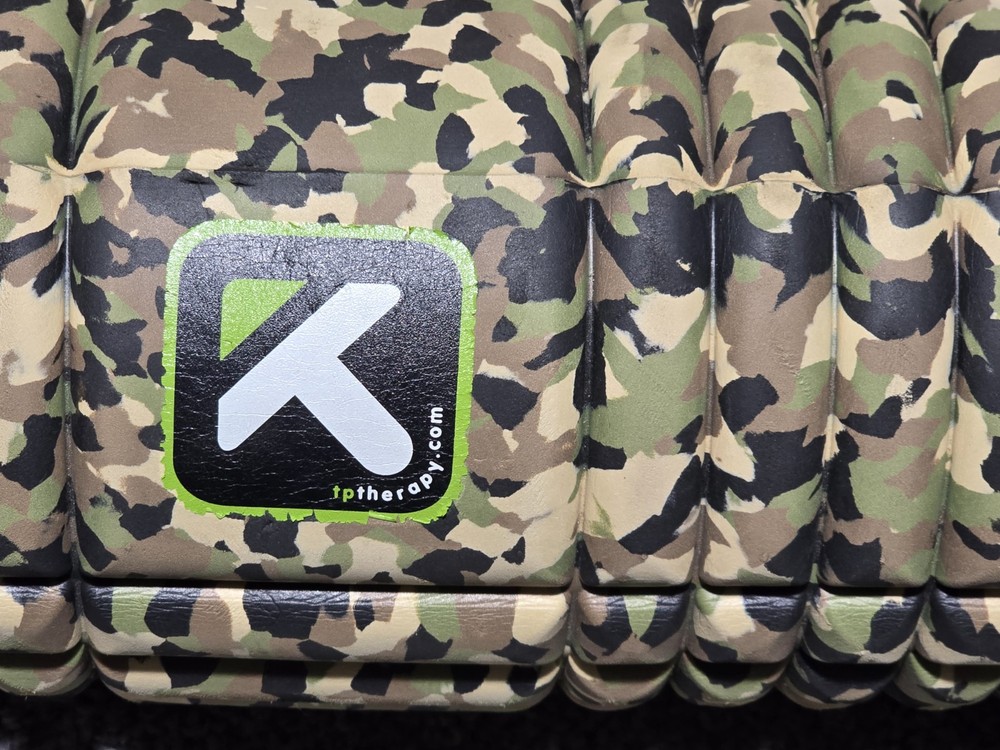 Trigger point Performance 13" Solid Core Foam Roller Green Camo Flaws