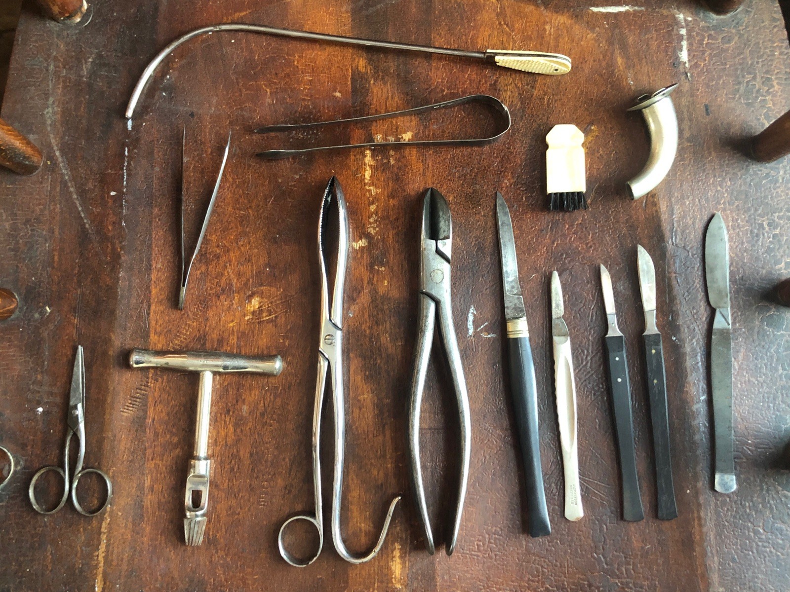 Early 1830s Tiemann Surgery Set - Pre Civil War Antique Bone Saw Amputation Kit
