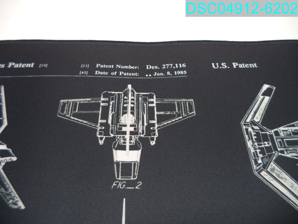 X003EYNL97 Spaceship Space Mouse mat, Sci-fi Control Console Display