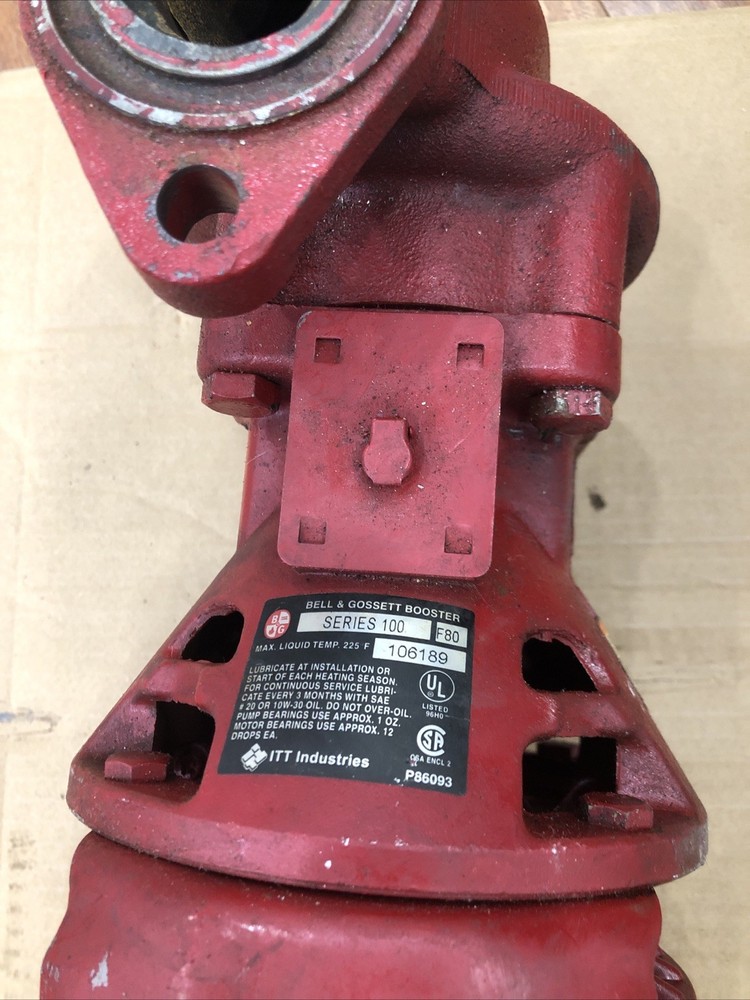 Bell & Gossett Series 100 Model 106189 Circulating Pump