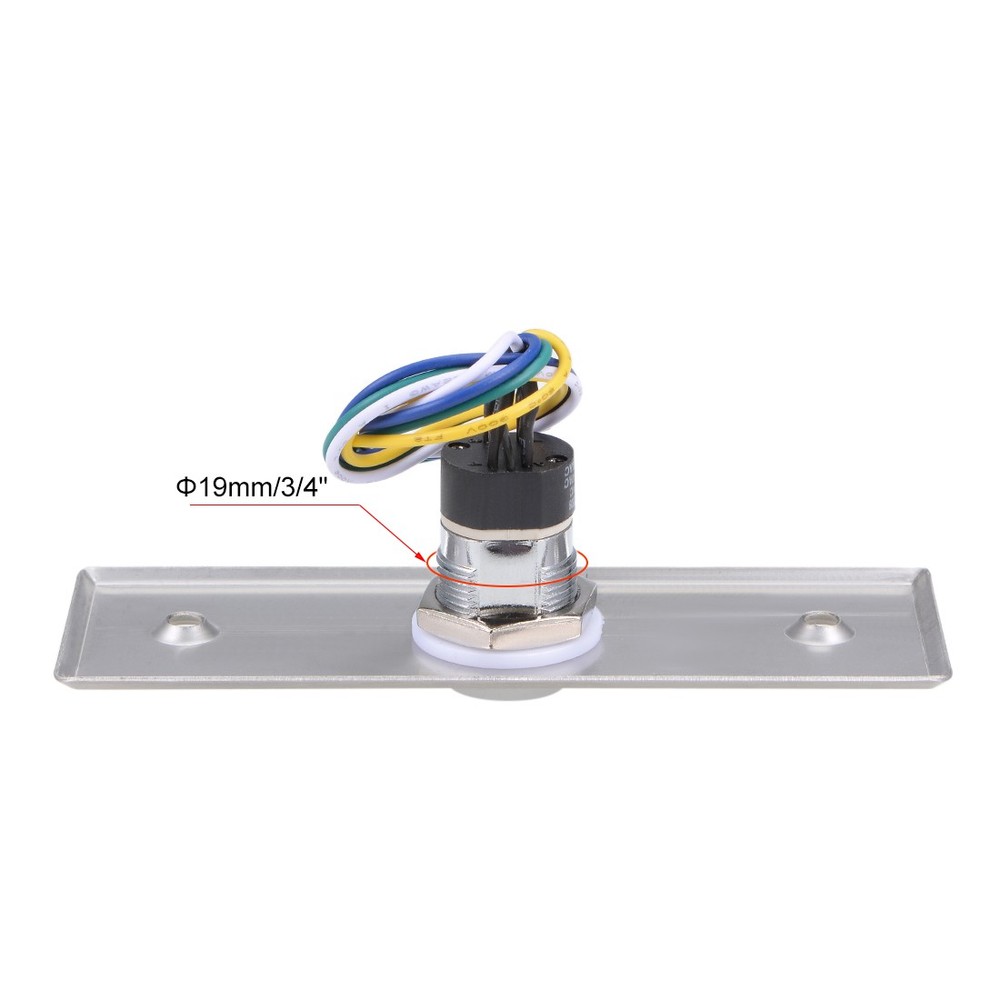 Key Switch Lock On/Off Exit Door Lock Emergency Door Release SPST w 2 Keys